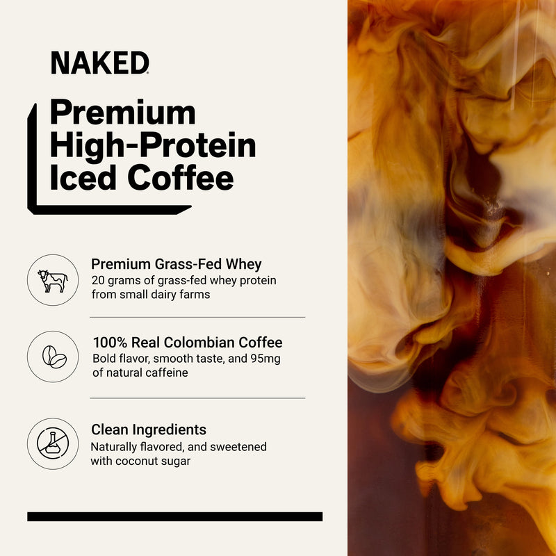 Hazelnut Latte Protein Iced Coffee - Hazelnut Latte